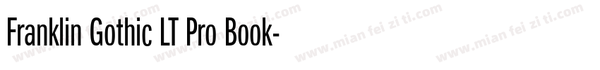 Franklin Gothic LT Pro Book字体转换